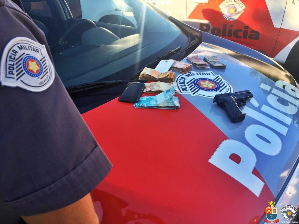 Bandidos roubam loja de autopeças e são presos em flagrante