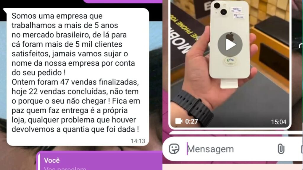 Jovem do Maranhão denuncia golpe em suposta loja de Itu