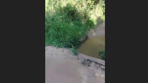 Leitor reclama de falta de segurança em ponte rural