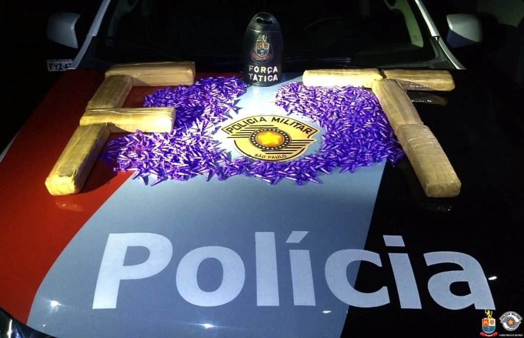 Força Tática da PM apreende drogas na zona rural