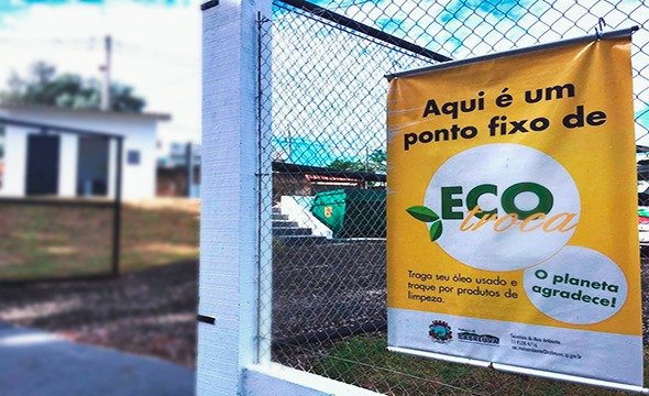 Cabreúva troca óleo de cozinha usado por produtos de limpeza