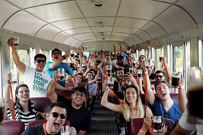 Beer Train: passeio de trem com degustação de cervejas artesanais