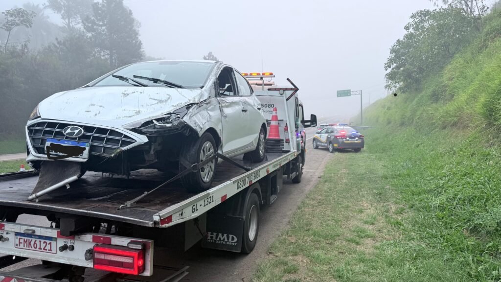 Rodovia SP-75 registra atropelamento de pedestre e dois capotamentos