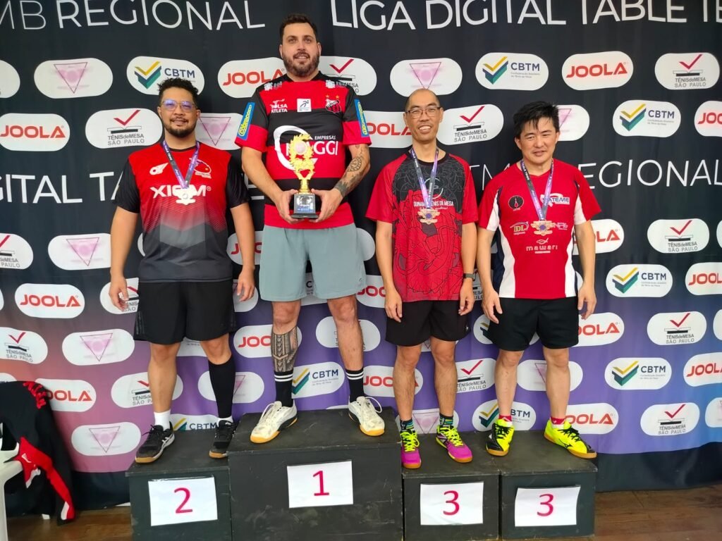 Atletas do Ituano são campeões na Liga Digital Table Tennis