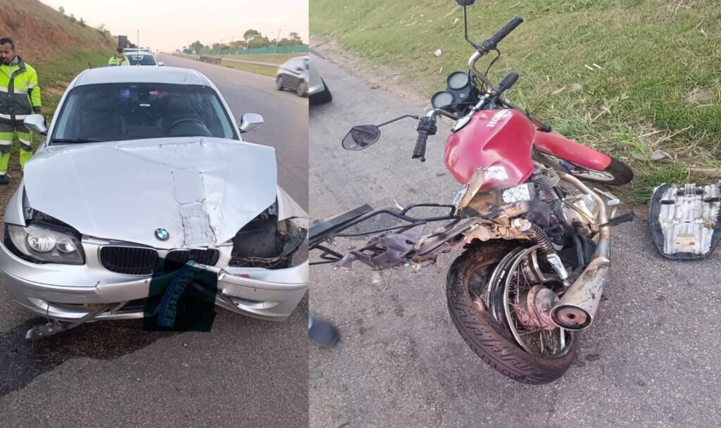 Morre policial militar que foi arrastado por carro de luxo na SP-75