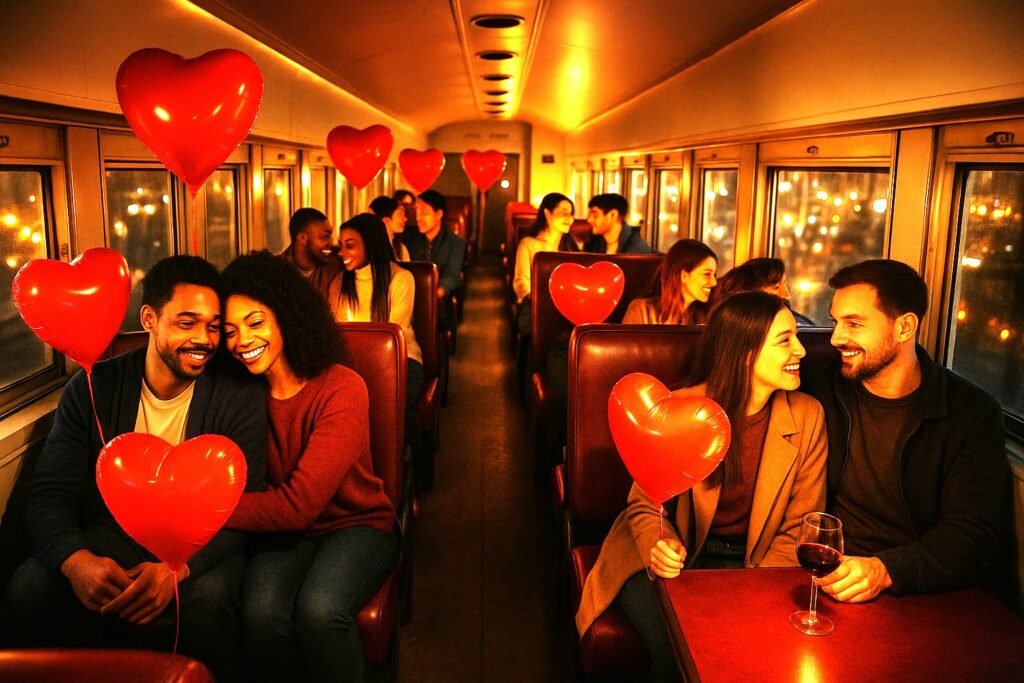 Expresso Noturno do Trem da República celebra o Dia dos Namorados