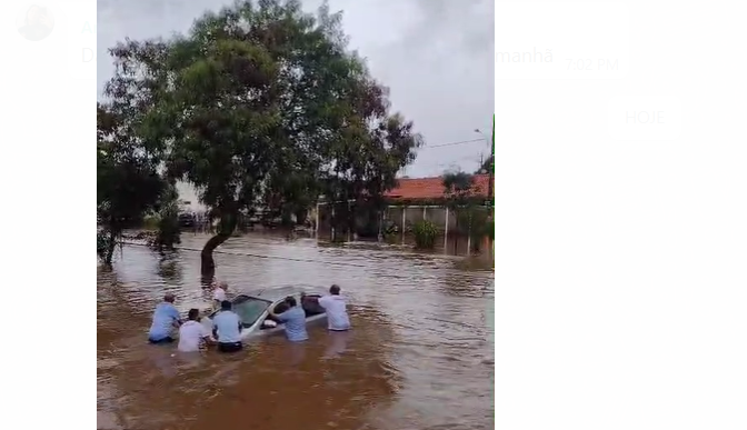 Pessoas atingidas pela chuva agora contam prejuízo
