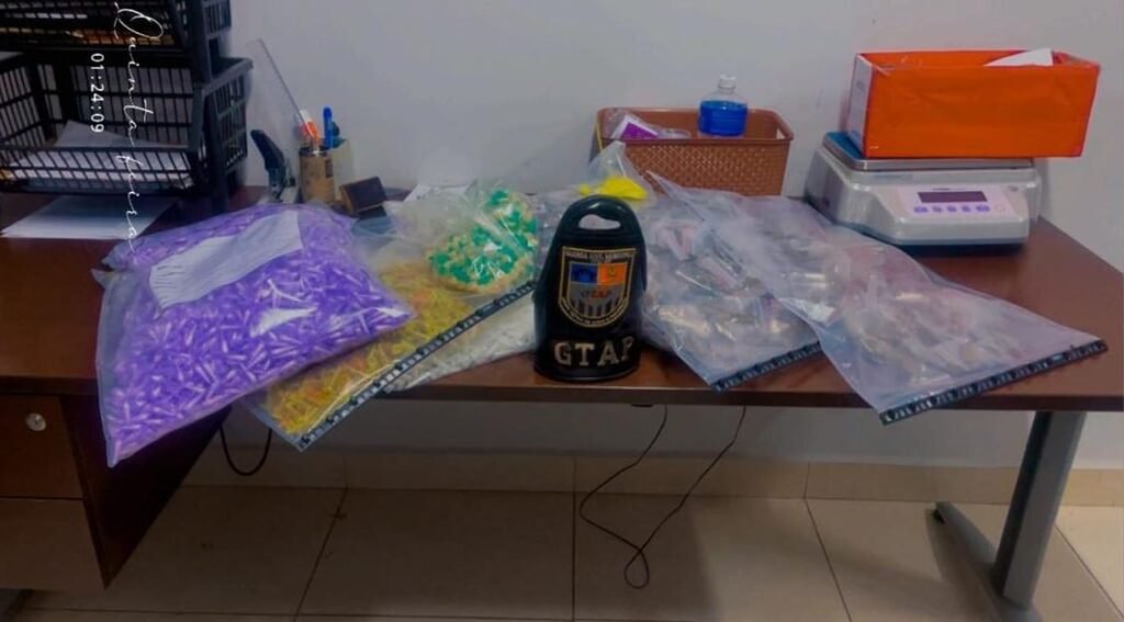 GTAP apreende mais de 8.500 porções de drogas