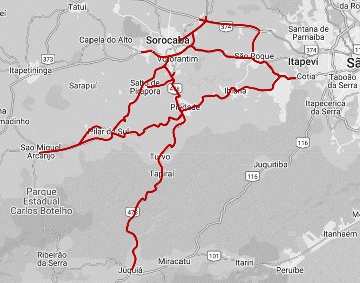 Rota Sorocabana: Itu faz parte das obras do governo do Estado