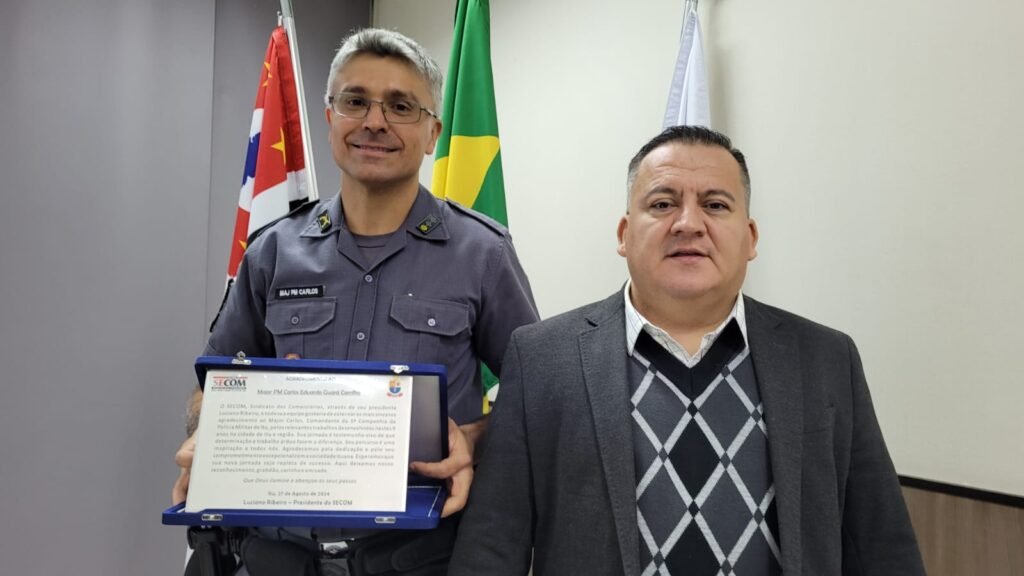 SECOM promove palestra e homenageia Major da Polícia Militar