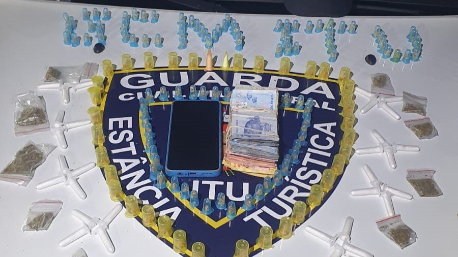 GCM prende homem com drogas em Itu