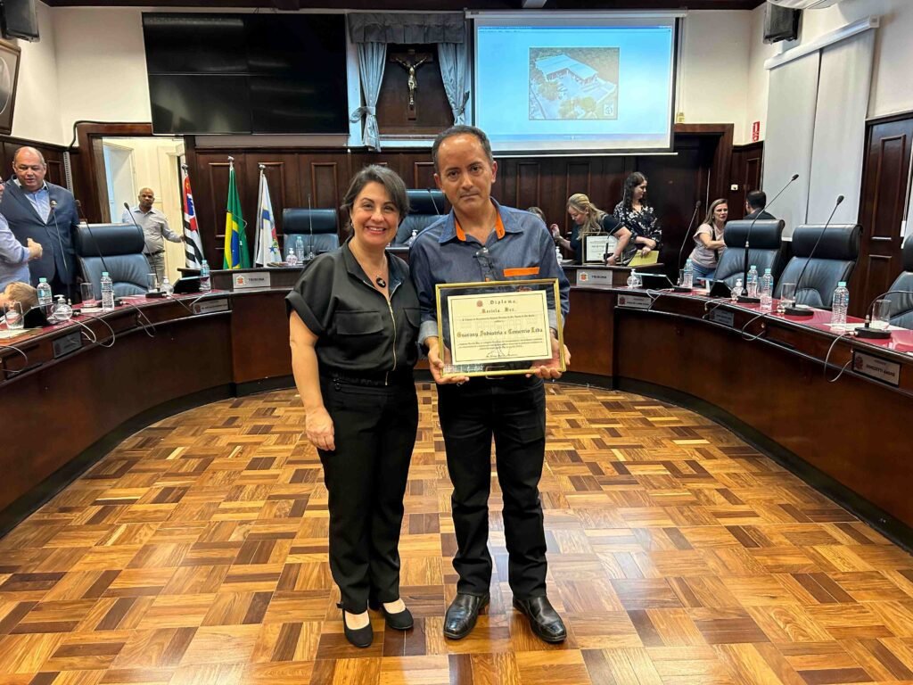 Empresa Guarany recebe homenagem na Câmara de Vereadores