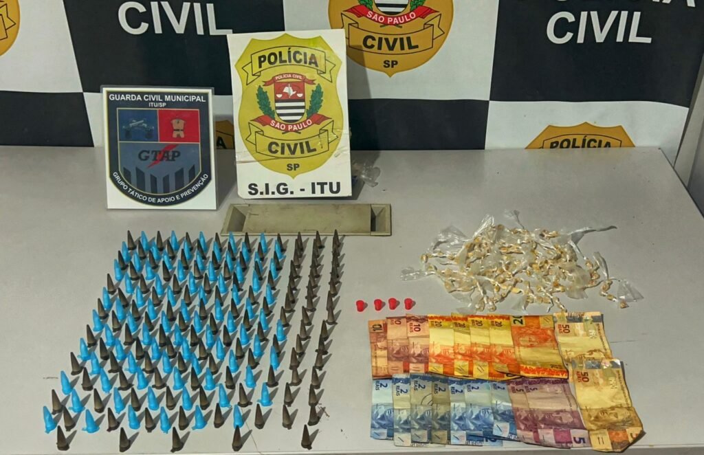 Polícia Civil prende suspeitos de tráfico de drogas em Itu