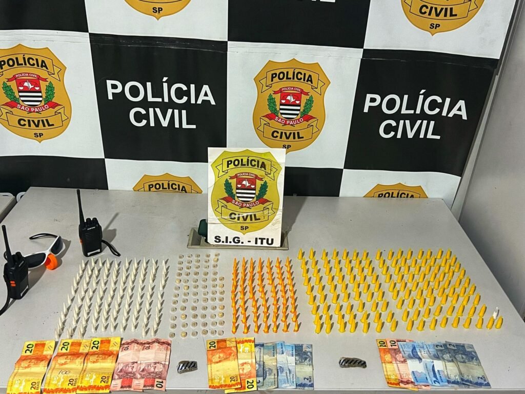 Polícia Civil de Itu apreende mais de 1.100 porções de drogas