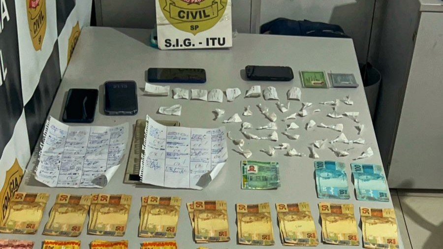 Operação resulta na prisão de suspeitos e apreensão de drogas, dinheiro e veículos