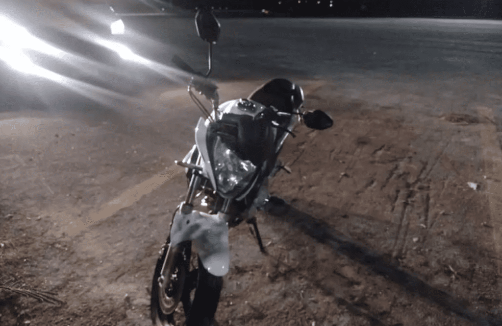 Pedestre morre após ser atropelado por moto