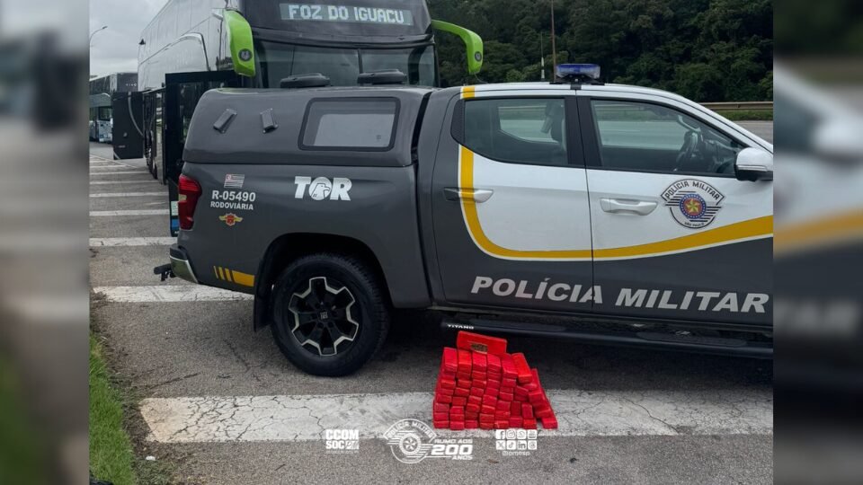 Polícia rodoviária prende homem por tráfico de drogas