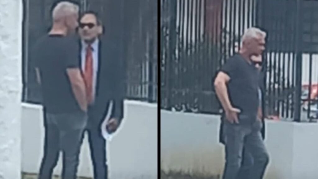 Alexandre Correa registra BO contra Ana Hickmann na delegacia de Itu