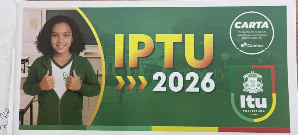Carnê digital do IPTU 2027 já pode ser solicitado
