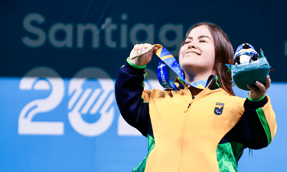 Mariana D’Andrea dedica ouro do Parapan ao pai, falecido em agosto