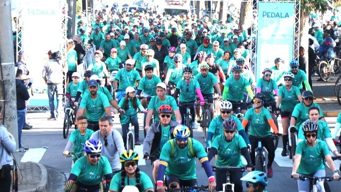 Cerca de 1.500 pessoas participam do 2º Pedala Tour Salto