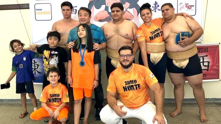 Salto sedia Sul-Americano de Sumô em junho