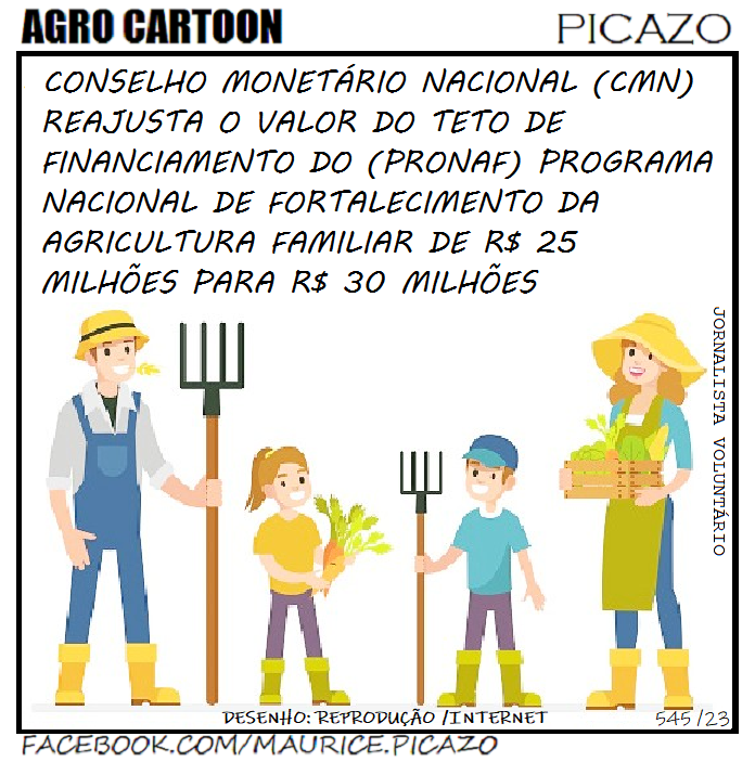 Agro Cartoon por Mauricio Picazo Galhardo