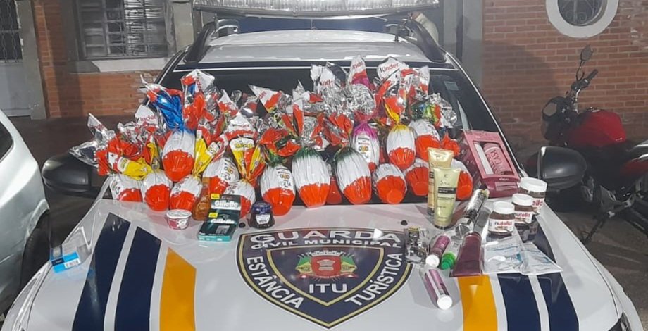 Ladrões furtam ovos de Páscoa em supermercados