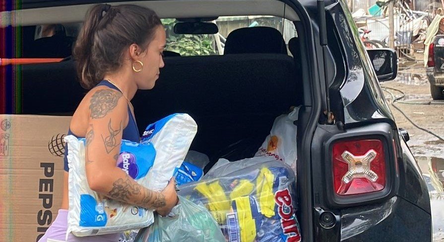 Jovem ituana auxilia desabrigados em São Sebastião