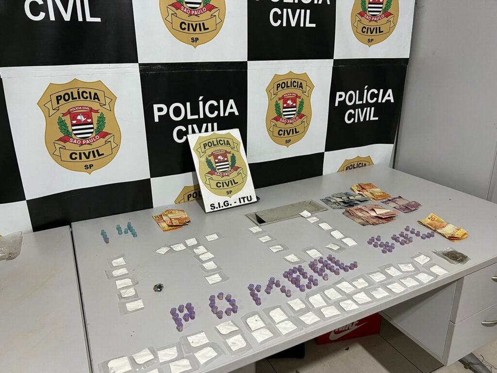 Polícia Civil prende grande quantidade de drogas e apreende adolescente de 15 anos