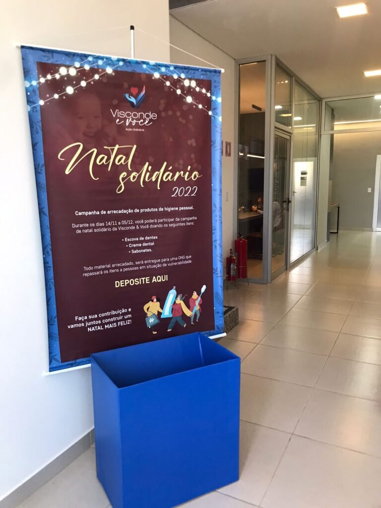 Campanha de Natal arrecada produtos de higiene pessoal para famílias em situação de vulnerabilidade