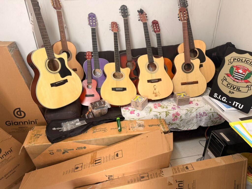 Polícia Civil de Itu recupera instrumentos musicais furtados