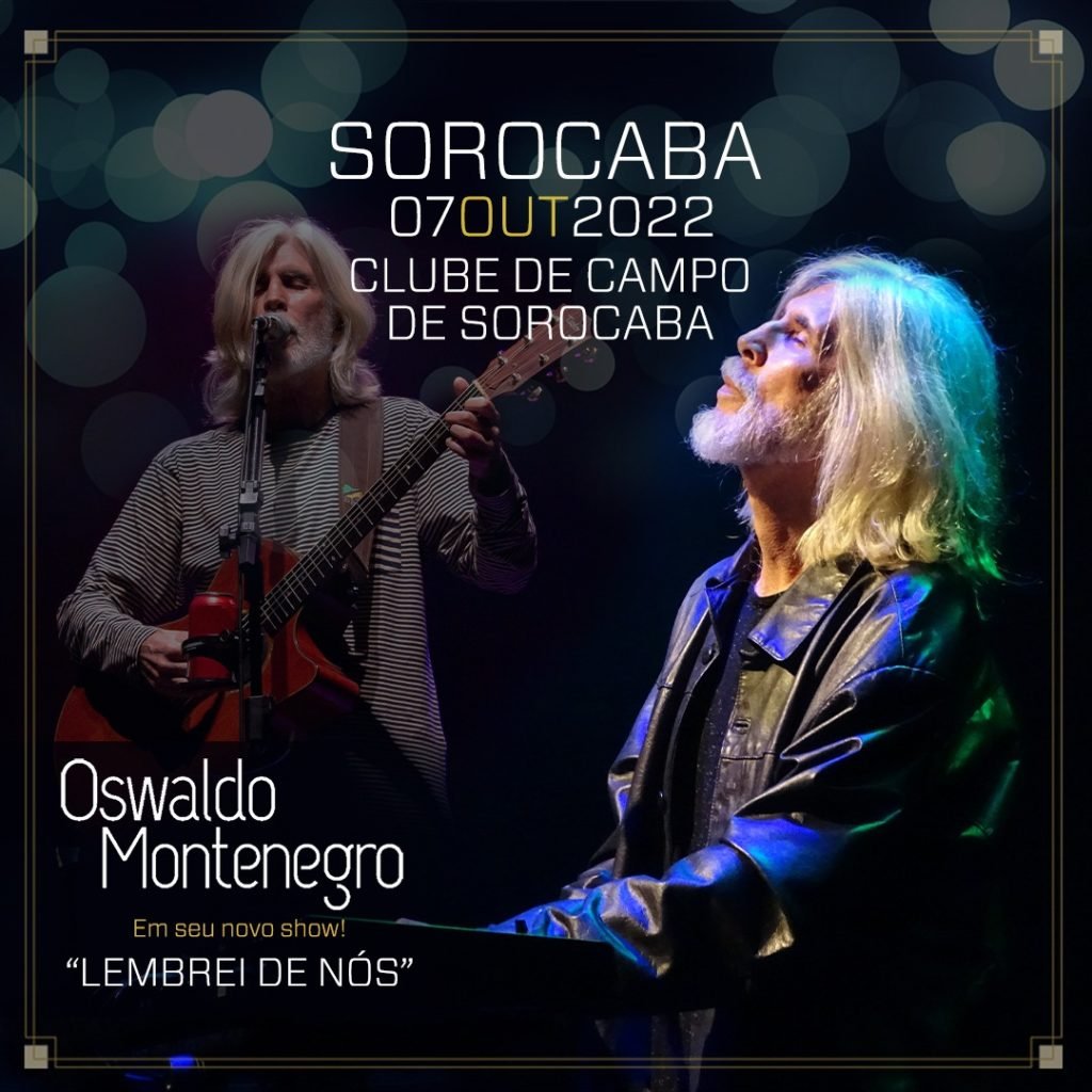 Oswaldo Montenegro se apresenta nesta sexta (7) em Sorocaba