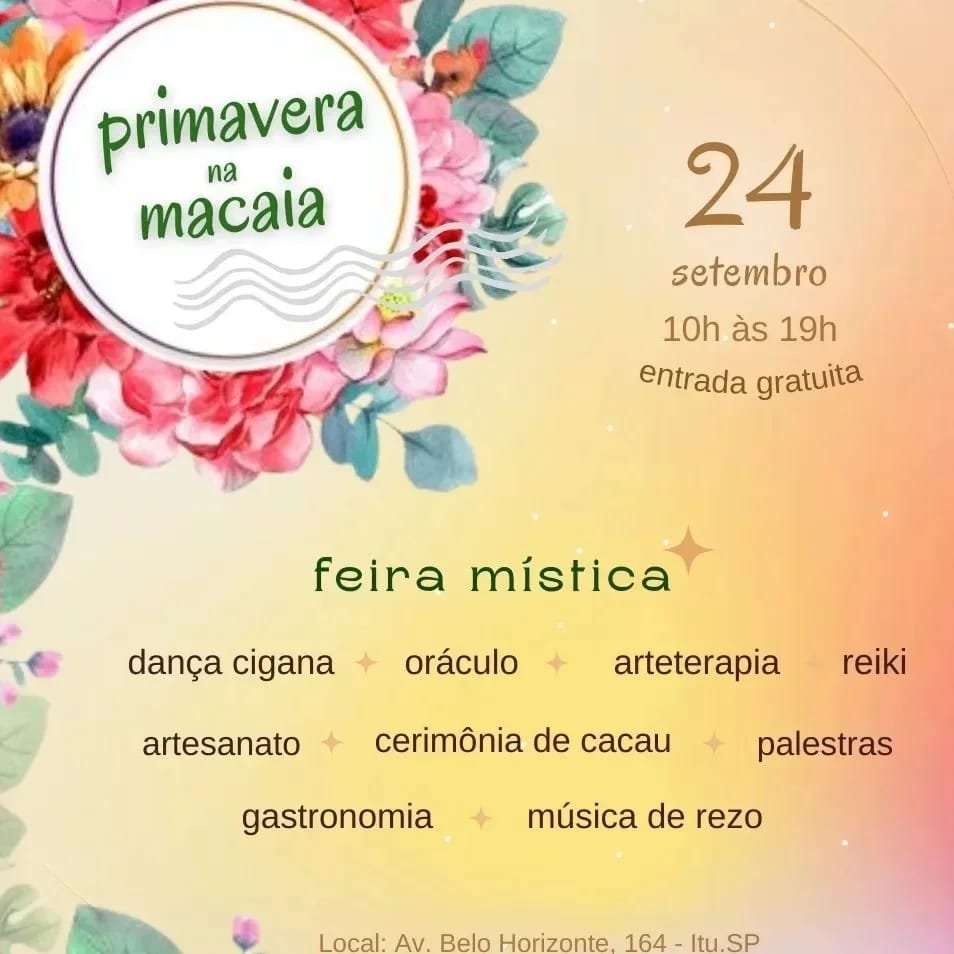 Itu recebe Feira Mística neste sábado