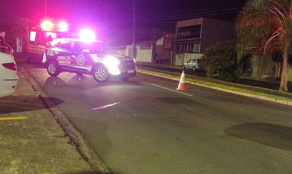 Perseguição policial termina com acidente e atropelamento em Indaiatuba