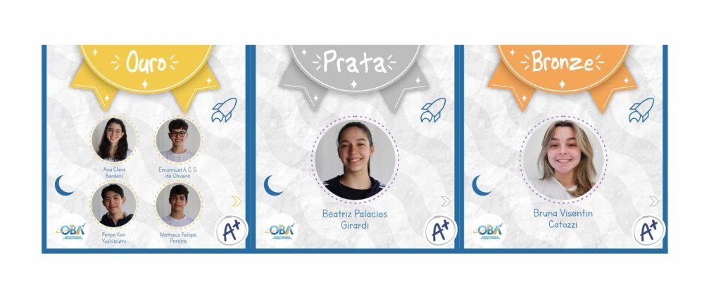 Alunos do  Almeida Júnior conquistam medalha na Olimpíada Brasileira de Astronomia  
