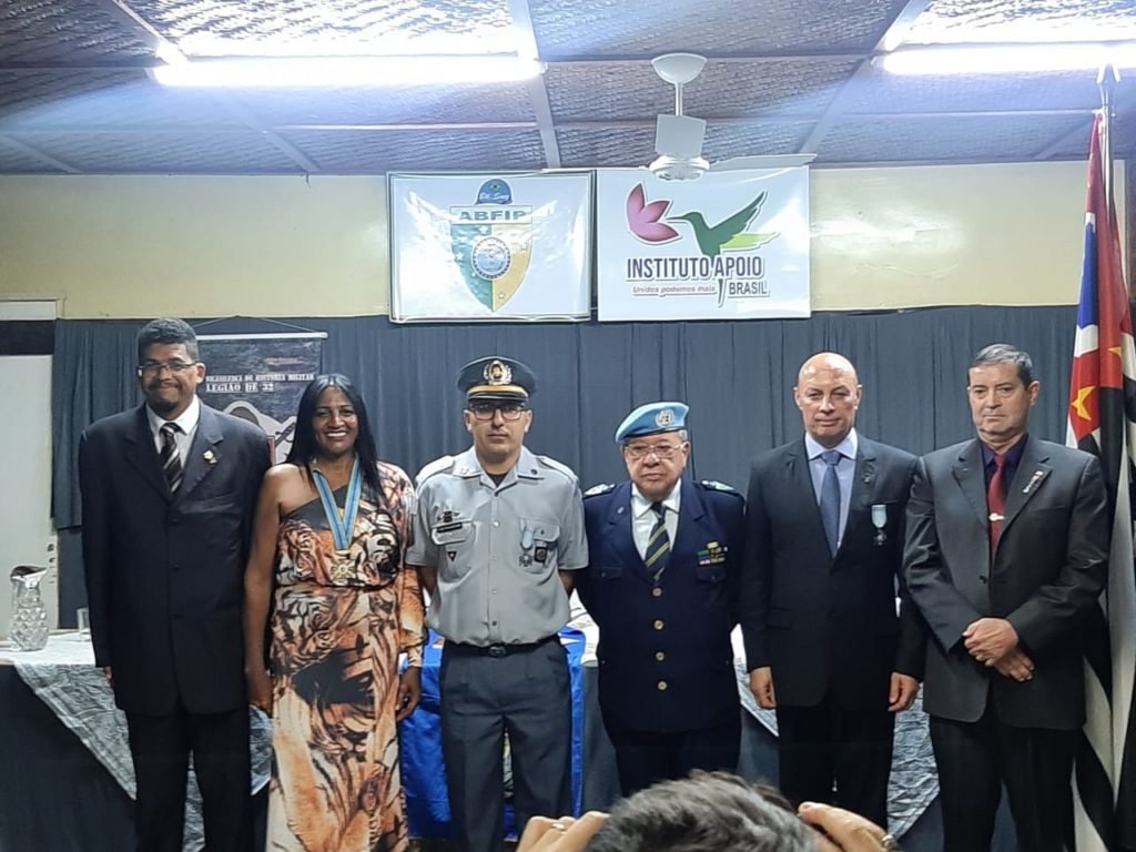 Ituana recebe medalha da Associação das Forças Internacionais de Paz