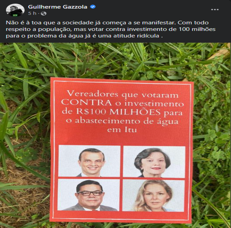 Câmara nega acesso de vereadores às imagens que podem incriminar responsáveis por folhetos