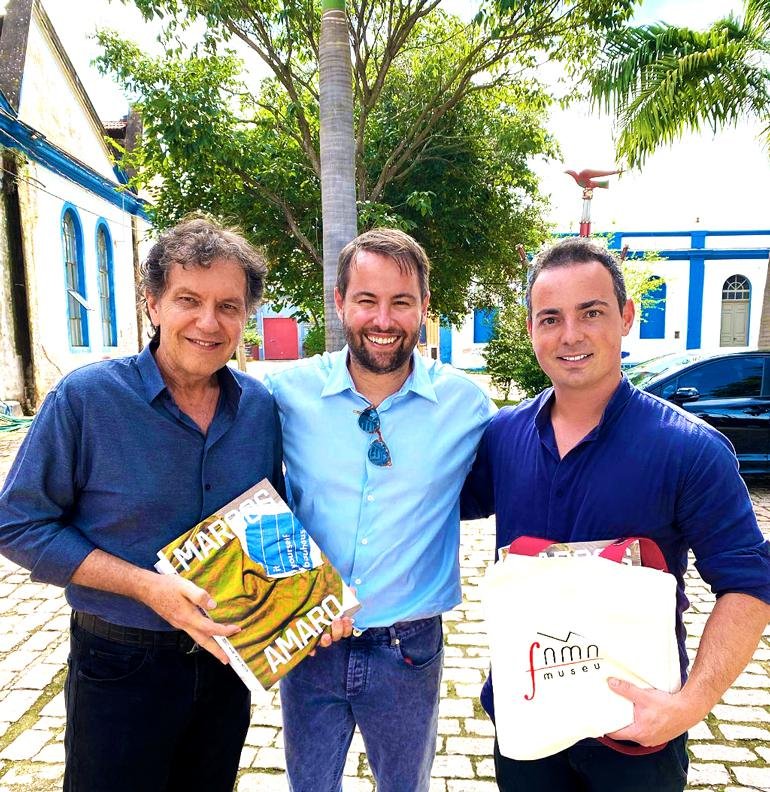 João Appolinário, fundador da Polishop,  visita a Fábrica de Arte Marcos Amaro