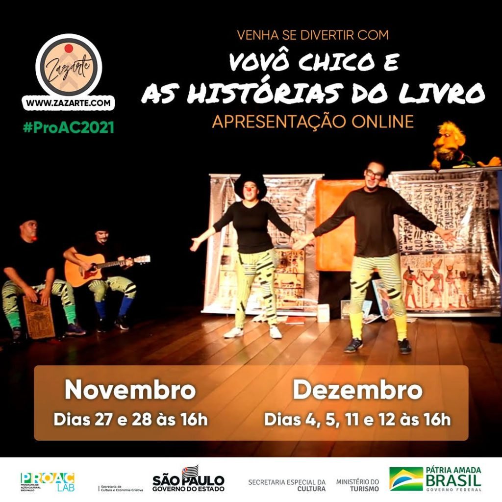 Espetáculo &#8220;Vovô Chico&#8221; abre temporada para toda a família