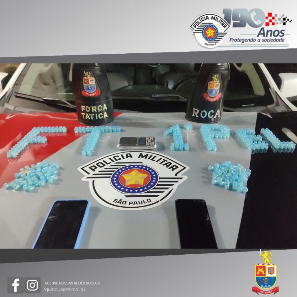 Policiais da Força Tática prendem traficantes e apreendem adolescente