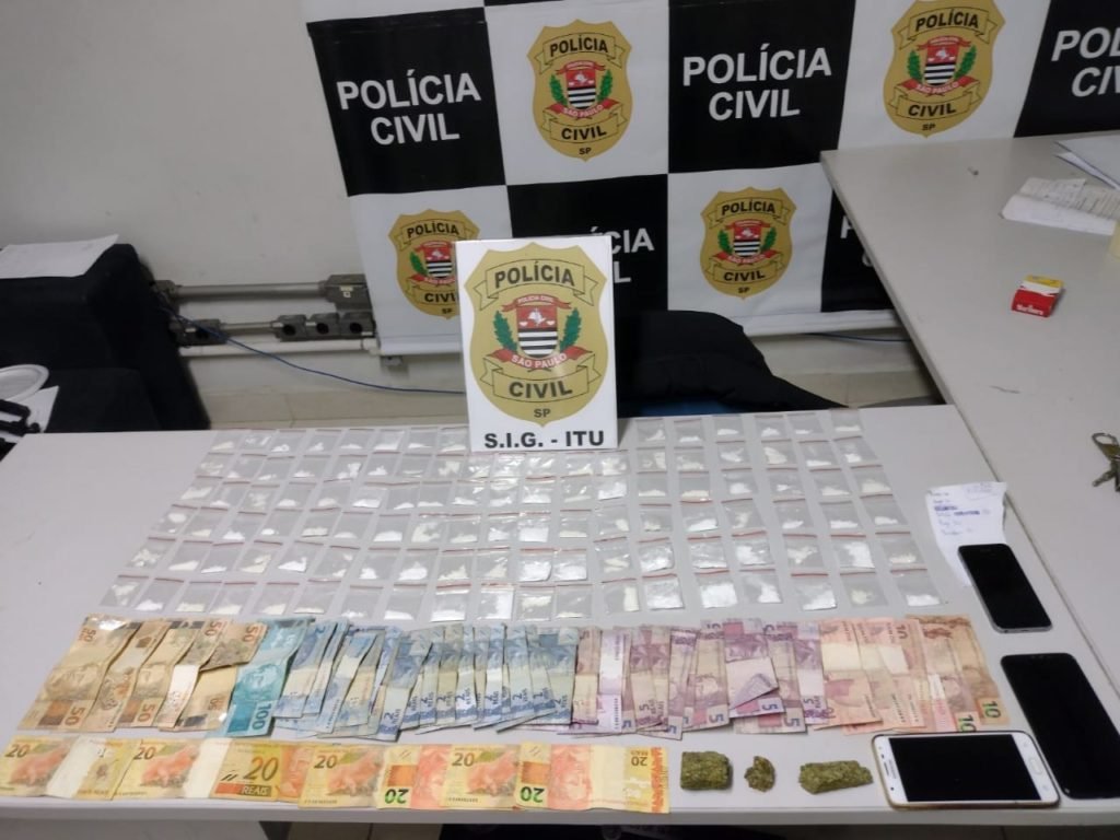 Polícia Civil prende suspeitos de envolvimento em tráfico em bar do Jardim Aeroporto