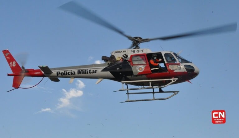 Helicóptero Águia socorre homem que sofreu acidente no Potiguara