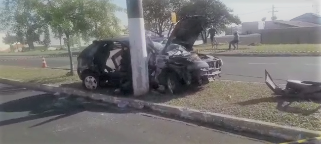 Acidente deixa pessoa gravemente ferida