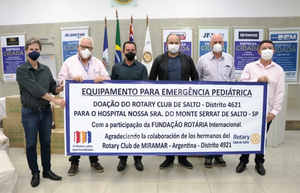 Rotary Club de Salto doa R$ 200 mil em equipamentos para PS Infantil do Hospital Municipal