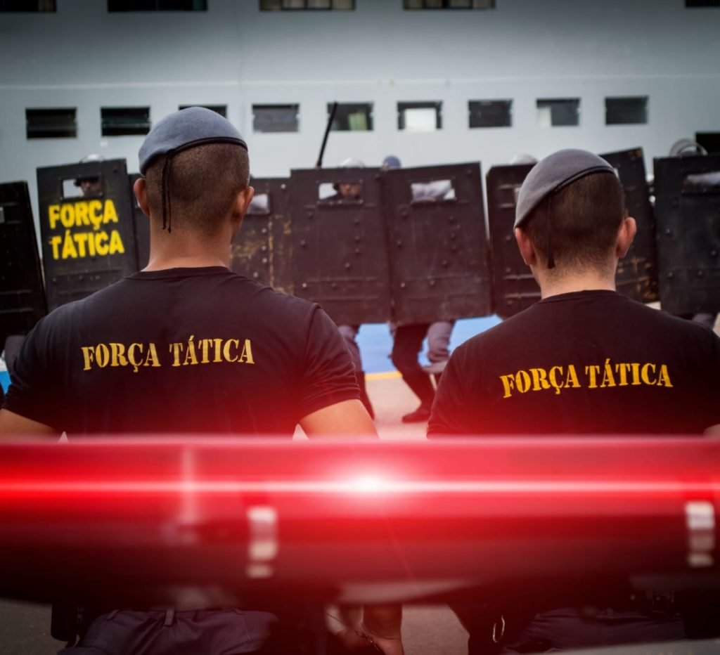 PM realiza treinamento com pelotão da Força Tática