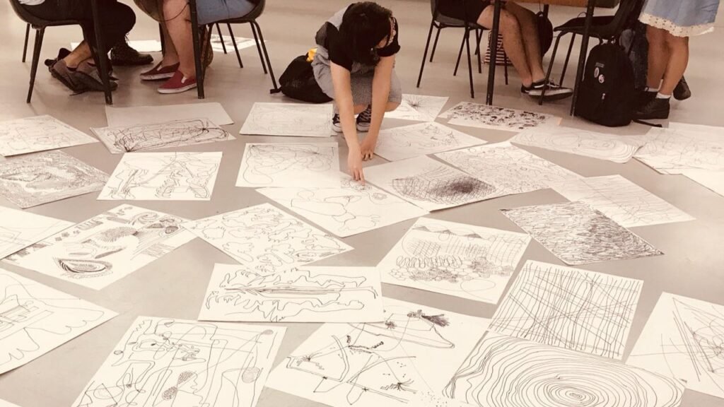 “Através de Linhas” encerra exposição com workshop e performance em Itu