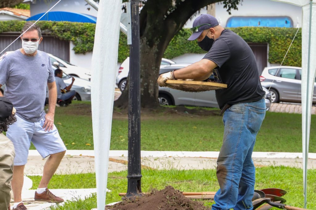 Restauro do Cruzeiro Franciscano contou com a participação de ituanos
