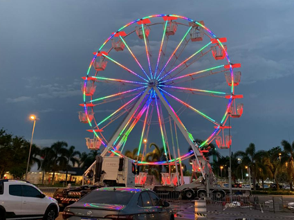 Polo Shopping recebe roda-gigante de 22 metros