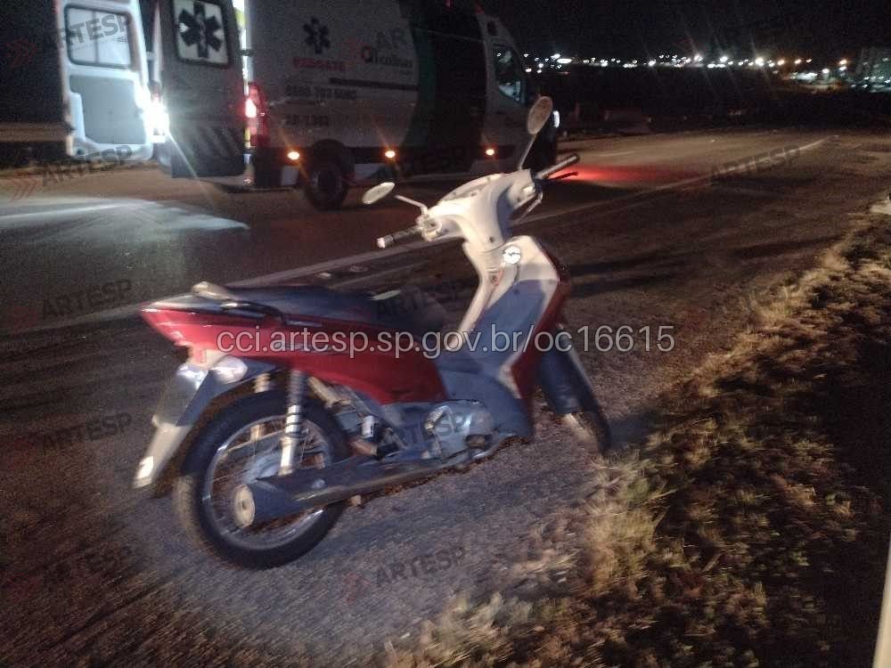Motociclista cai e morre atropelado na SP-75